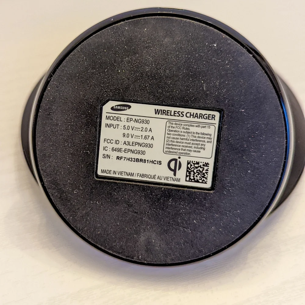 Samsung Wireless Fast Charge Charger EP-NG930